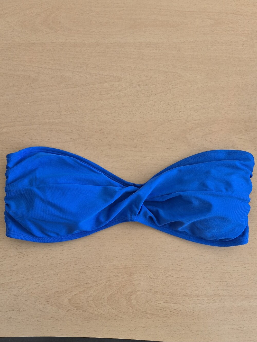 Old Navy Royal Blue Twist Bandeau Bikini Top